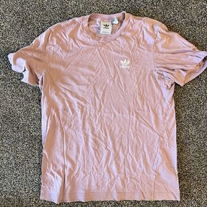Adidas Light Pink Tee with Logo